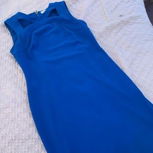 Blue Calvin Klein dress